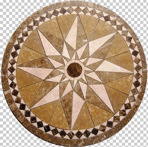 Circle Mosaic, Circle Tile, Paving Texture, Circle Tiles, Scenic Painting, Floor Medallion, Marble Ceramic, Tile Layout, Mosaic Floor Tile