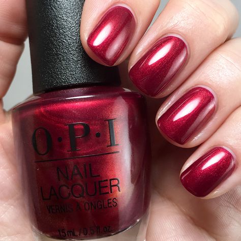 OPI - Sending You Holiday Hugs Nail Colors Opi, Pedi Colors, Opi Red Nail Polish, Holiday Nail Colors, Holiday Nail Polish, Shellac Nail Colors, Christmas Nail Polish, Christmas Nail Colors, Opi Colors