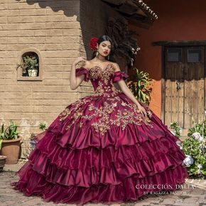 Yellow And Red Quinceanera Dress, Red Quince Dresses Mexican, Red And Gold Quince Dress, Red Charro Quinceanera Theme, Red 15 Dresses Quinceanera, Red Charro Quinceanera Dress, Dream Quinceanera, Quinceanera Dresses Mexican, Vestido Charro