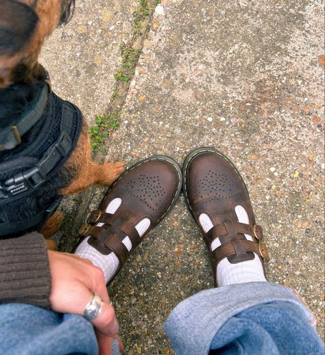 Brown Doc Marten Mary Janes, Mary Jane Shoes Brown, Brown Mary Jane Doc Martens Outfit, Brown Doc Marten Mary Janes Outfit, Brown Mary Jane Shoes Outfit, Brown Leather Shoes Outfit, Brown Shoe Outfit, Brown Docs Outfit, Brown Mary Janes Outfit