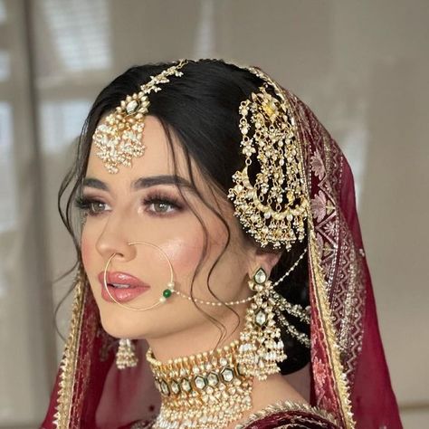 Soft Bridal Glam, Indian Party Makeup, Mohsin Naveed Ranjha, Bridal Glam, Best Bride, Asian Bridal Dresses, Pakistan Fashion, Fancy Makeup, Asian Bridal