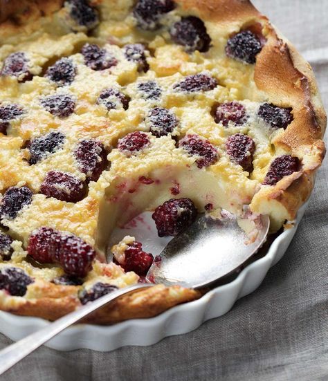 Blackberry Clafoutis with Organic Valley Einkorn Sourdough, Clafoutis Recipe, Clafoutis Recipes, Egg Sandwich Breakfast, Baked Items, Vegetable Salad Recipes, Seasonal Fruit, Simple Dessert, Easy Taco