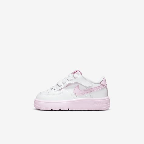 Nike Force 1 Low EasyOn Baby/Toddler Shoes Girls Tennis Shoes, Nike Force 1, Baby Nike, Nike Shoes Girls, Inner Thoughts, Nike Force, Cute Flats, Girls Shoes Kids