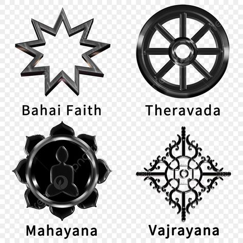 Cultural Design, Theravada Buddhism, Buddhism Symbols, Japanese Shrine, Bahai Faith, Buddhist Symbols, Mahayana Buddhism, Hanging Stars, Religious Symbols