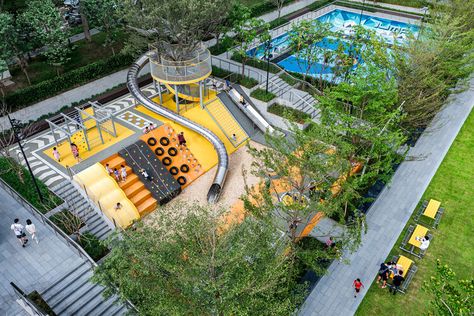 Parkhill Greens / PLAT Studio | ArchDaily Holi Photography, Tokyo Home, Playgrounds Architecture, Urban Heat Island, Landscape Construction, Playground Design, Urban Nature, Shenzhen China, Construction Drawings