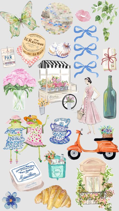 #spring #summer #collage #wallpaper #garden #paris Summer Collage Wallpaper, Paris Collage, Wallpaper Garden, Summer Collage, Cookies Theme, Spring Images, Image Collage, Collage Wallpaper, Birthday Weekend