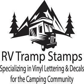 Specializing in Vinyl Decals for the Camping by RVTrampStamps 5th Wheel Travel Trailers, Truck Window Stickers, Camper Decals, Rv Decals, Letter Decals, Tree Decals, Family Monogram, Vinyl Monogram, Camper Living