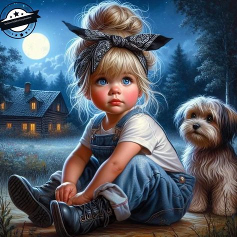 Lady Cartoon, Cartoon Grandma, Kid Pics, Paint Pictures, Artist Bedroom, Random Products, Yorkie Lovers, Big Eyes Art, Wall Decor Crafts