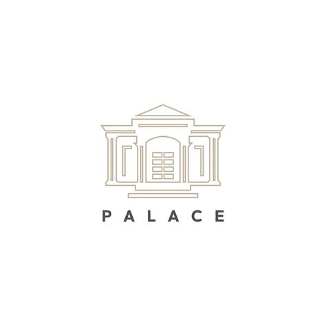 Palace Logo Design, Logo Design Ideas, Vector Template, Logo Ideas, Design Vector, Luxury Hotel, Premium Vector, Graphic Resources, Palace