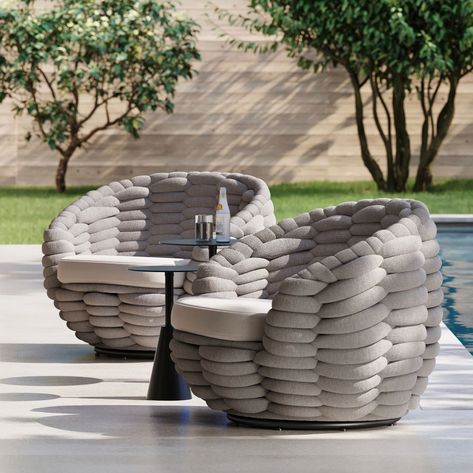 Cozy Outdoor Swivel Chair Nesting Side Tables, Outdoor Swivel Chair, West Elm Kids, Outdoor Dinnerware, Accent Seating, Woven Chair, Cozy Outdoor, Outdoor Ottomans, Single Sofa Chair