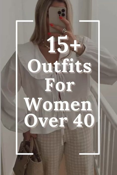 Best outfits handpicked for women over 40. Click to read more! Dressing In Your 40's For Women, What To Wear To A Concert Over 40, Outfits 40 Year Old Woman, Outfit Ideas For Women Over 40, Discover Style Ideas, How To Dress In Your 40's For Women, Outfits For 40 Year Old Women, 40 Year Old Womens Fashion, Midlife Fashion