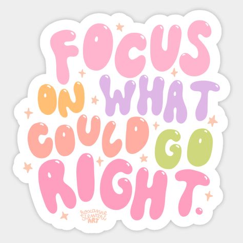 Focus on the right things. Inspirational sticker. #Inspiration #Motivation . #Ipad_Planner_Stickers #Diy_Aesthetic_Stickers #Pink_Cute_Stickers #Diy_Sticker_Ideas Cute Stickers Quotes, Sticker Inspiration, Word Stickers, Sticker Design Inspiration, Etsy Stickers, Inspirational Stickers, Motivational Sticker, Unique Sticker, Happy Words