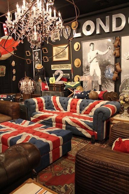 Restauration Hardware, London Interior Design, British Things, London Interior, Interior Room, Hospitality Design, Union Jack, My New Room, Room Themes