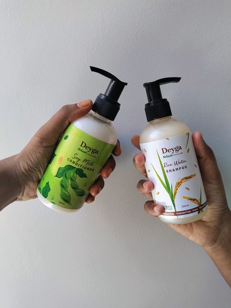 DEYGA Rice Water Shampoo and Soy Milk Conditioner Rice Water Shampoo, Natural Shampoo And Conditioner, Repair Damaged Hair, Combo Skin, Rice Water, Natural Line, Natural Shampoo, Damaged Hair Repair, Soy Milk