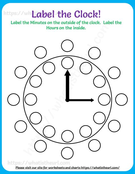 Images By Glarybette Rojas On Worksheets 045 Clock Worksheets, Clock Face Printable, Teacher Images, Clock Labels, Clock Template, Time Worksheets, Classroom Freebies, Teaching Time, Learning Time