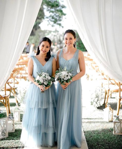 Dusty Blue Tulle Dress, Pastel Blue Bridesmaid Dress, Blue Tulle Bridesmaid Dress, Light Blue Tulle Dress, Pastel Blue Bridesmaids Dresses, Powder Blue Bridesmaid Dress, Entourage Gowns, Powder Blue Gown, Tool Dress