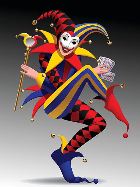 Cartoon Mirror, Medieval Jester, Joker Cartoon, Clown Images, Jester Costume, Joker Playing Card, Realistic Eye Drawing, Court Jester, Jester Hat