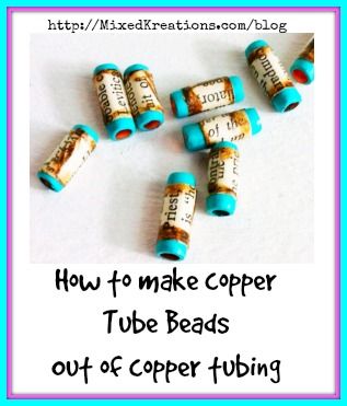 What Are Crystals, Metal Patina, Diy Copper, Wire Beads, Aged Paper, Wire Tutorials, Copper Tube, Copper Diy, How To Age Paper