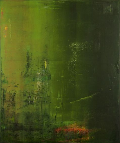 socialclaustrophobia: Harald Gangl (Austrian, b. 1959), Ohne Titel [untitled], 2012. Oil on Molino fabric, 130 × 110 cm. via Abstract Green Painting, Textures Painting, Tropical Art Print, Green Artwork, Green Painting, Abstract Ideas, Green Paintings, Fabric Textures, Background Ideas