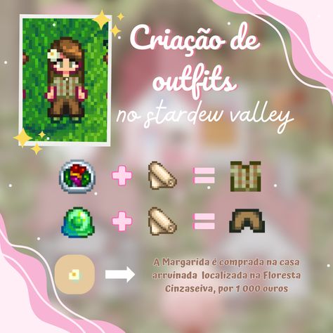 [PaidAd] Stardew Valley Outfits #outdoorpatiooasisideasforstardewvalleyhouse Stardew Outfits Ideas, Stardew Clothes Ideas, Stardew Clothing Guide, Stardew Valley Clothes Guide Pants, Stardew Valley Fashion, Stardew Valley Witch Outfit, Clothing Stardew Valley, Cute Stardew Valley Outfits Ideas, Stardew Valley Minerals