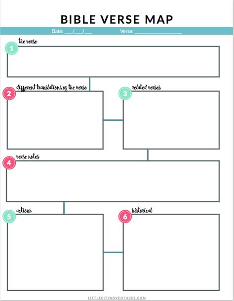 Free worksheet for Bible verse mapping. Verse Mapping Template, Bible Verse Mapping, Bible Notebook, Bible Homeschool, Christian Thoughts, Study Printables, Bible Journals, Bible Teaching, Jw Ministry