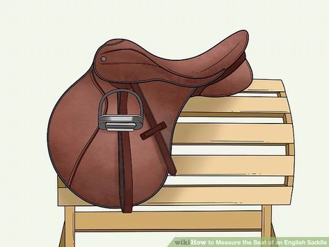 Simple Ways to Measure the Seat of an English Saddle: 8 Steps Saddle Fitting, English Saddle, The Horse, The Team, Simple Way, Saddle