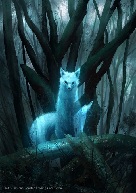 Mirage Fox by Noxypia.deviantart.com on @deviantART Character Design Cartoon, Fox Spirit, Fantasy Magic, Fox Art, Mystical Creatures, Wolf Art, Fantasy Inspiration, Magical Creatures, An Animal