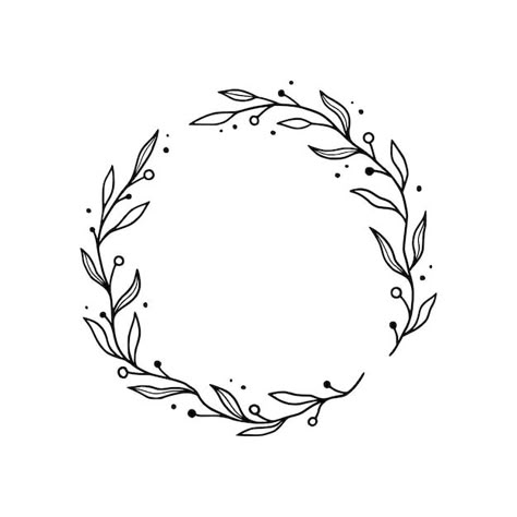 Round Tattoo, Wreath Tattoo, Art Wreath, Elegant Wreath, Zelda Tattoo, Round Border, Circle Borders, Circle Tattoo, Circle Tattoos