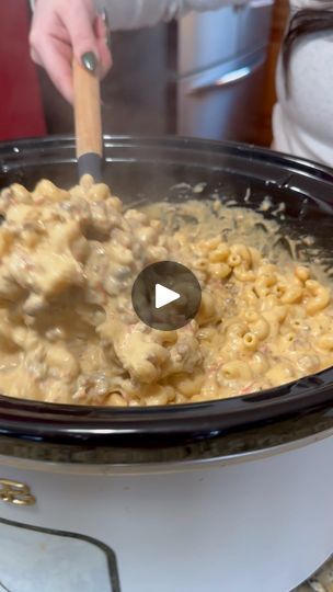 218K views · 8.3K reactions | Bres Crockpot Rotel Pasta #crockpotrecipe #rotelpasta #crockpotrecipe | Crockpot Rotel Pasta 

32oz Velveeta 
1lb Cooked Ground Beef 
1 Can Rotel 
8oz Cream Cheese 
1lb Cellentani Pasta 

Combine everything minus pasta into... | By Richard Eats | That looks so good. Mm. What
are you about to do? I'm about to make Crockpot Rotel Pasta.
One pound cooked drained seasoned ground beef. 32 ounce
Velveeta. One block of the Lord's milk. Cream cheese. One
can of Rotel. I go on low for 2 hours. About an hour in. Just
going to give it a good mix. Sounds like your parent's
bedroom. Pasta. We're going to salt our
boiling water. Boil up a pound of salentini. I don't think
that's how you say it. There's only one piece of garlic bread
left. Guess done for you. Gonna pour our Cream Cheese And Rotel Recipes, Crockpot Rotel Pasta, Velveeta Rotel, Cellentani Pasta, Meat Pasta, Winter Comfort Food, Baked Beans, Ground Beef Recipes, Main Meals