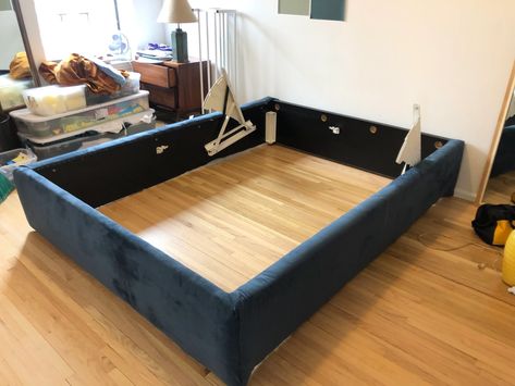 Upholstery Storage Bed, Malm Bed Upholstered, Ikea Malm Storage Bed, Ikea Malm Bedframe Hack, Ikea Malm Ottoman Bed, Painted Malm Bed, Malm Bed Hack Headboard, Ikea Bed Frame Hack, Storage Bed Hack