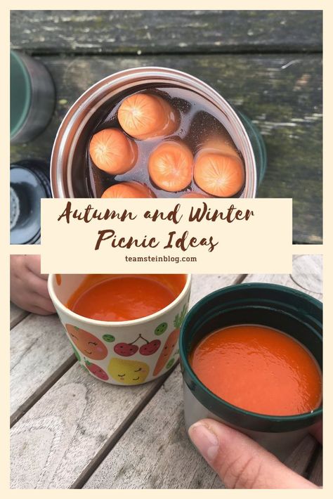 Food ideas for picnics to keep you cozy #autumn #winter #autumnfood #winterfood #picnicfood Autumn Picnic Ideas, Autumn Picnic Food, Winter Picnic Food Ideas, Winter Picnic Food, Winter Picnic Ideas, Fall Picnic Food Ideas, Fall Picnic Ideas, Fall Picnic Food, Heinz Tomato Soup