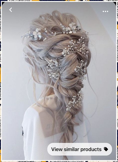 Winter Wedding Hair - If you found what you desire, it's very important that you act immediately - Visit For More! Wedding Boho Braid, Bridal Hair Braid With Veil, Boho Braided Wedding Hair, Boho Wedding Hair Braid, Bridal Hair With Braid, Boho Braid Wedding Hair, Bride Braided Hairstyles, Bridal Braids For Long Hair, Braided Hair For Wedding