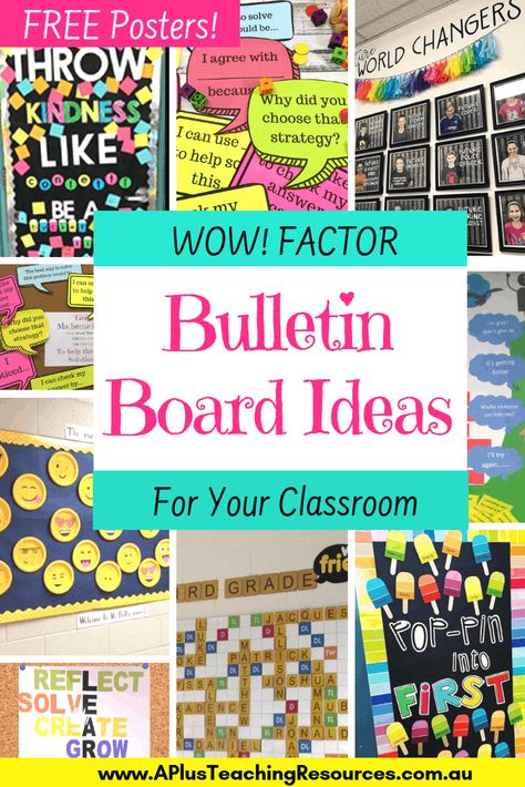 If you're looking for some WOW factor classroom decor or back-to-school bulletin board ideas, try these AH-MAZING Teacher Created Ideas! So Creative! We just love the math talk prompts, get your very own copy from our website! #backtoschool #teacherfreebies #teacherprintable #classroomfreebie #bulletinboard Teacher Worksheets Printables, Emoji Bulletin Board, Bulletin Board Ideas For Teachers, Back To School Displays, Math Bulletin Boards, Smart Cookies, Teacher Bulletin Boards, Ideas For Teachers, Teacher Freebies