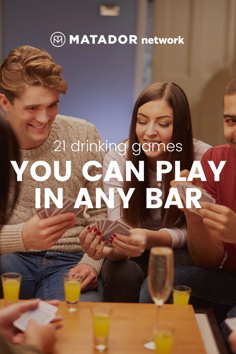 These are the best bar games you can play without being a nuisance. Many take no extra materials other than your mind and a drink in hand, while others require easy to find objects. Pub Crawl Games Ideas, Pub Games Ideas, Games Without Materials, Bar Games Ideas, Bar Hopping Games, Bar Games For Customers, Pub Crawl Games, Bar Crawl Games, Best Drinking Games