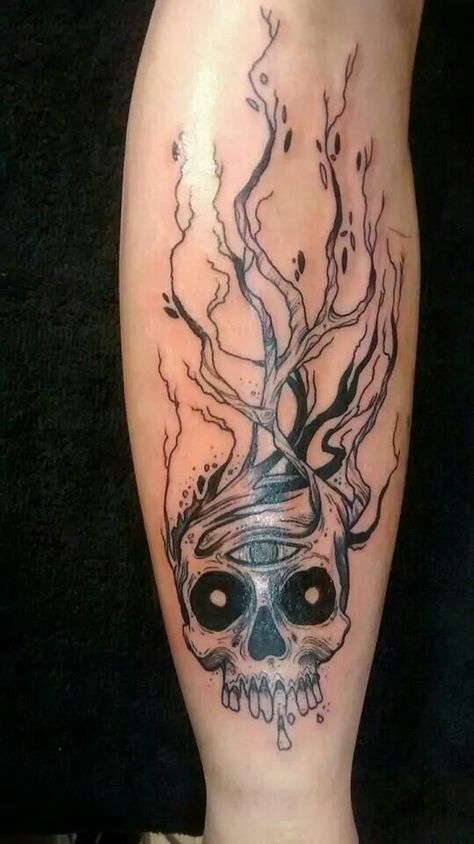 Tattoo Male, Shin Tattoo, Bone Tattoo, Bone Tattoos, Skull Tattoo, Tattoos, Drawings, Quick Saves