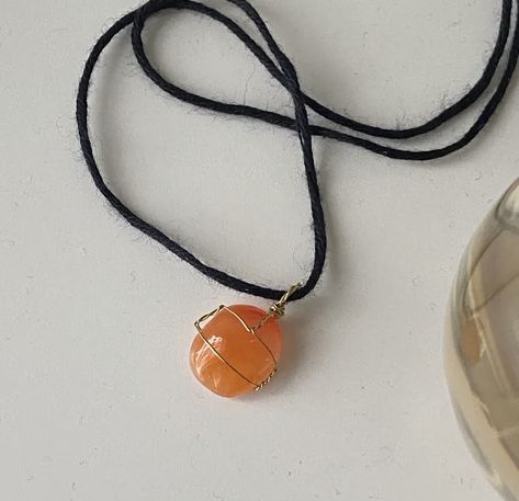 Carnelian Crystal, Crystal Necklace, Pendant Necklace, Crystals, Pendant