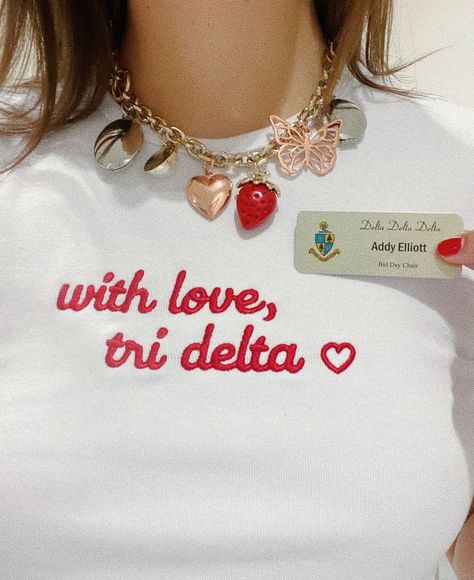 Delta Zeta Philanthropy Shirts, Valentine’s Day Sorority Shirt, Cricut Graphic Tee Ideas, Sorority Alumni Shirts, Alpha Xi Delta Merch, Valentines Sorority Shirt, Zeta Tau Alpha Merch, Sorority Bid Day Shirts, Sorority Valentines Day Shirt