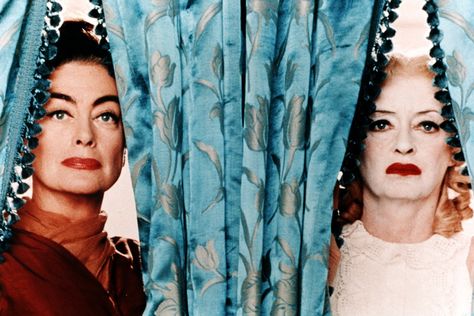 Joan Crawford and Bette Davis starring in <em>What Ever Happened to Baby Jane?</em>, 1962. By Mary Evans/Ronald Grant/Everett Collection. Richard Chamberlain, Betty Davis, Baby Jane, Susan Sarandon, Katharine Hepburn, Humphrey Bogart, Fred Astaire, Bette Davis, Cary Grant