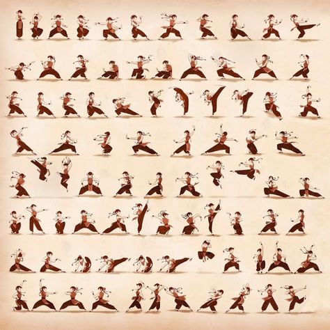 EtheringtonBrothers 在 Twitter: "Our next feature reference set for #FridayFundamentals today is this INCREDIBLY USEFUL set of FIGHTING POSES by OSCAR JIMENEZ (couldn't find a twitter account - If he has one let us all know in the comments below!) #Animationdev #gamedev #comicart #drawing #characterdesign #draw https://t.co/qwWEbcXGfS" / Twitter Kung Fu Poses Reference, Kung Fu Poses, Poses Anime, Trening Sztuk Walki, Action Pose Reference, Pencak Silat, Martial Arts Techniques, Martial Arts Styles, Martial Arts Workout