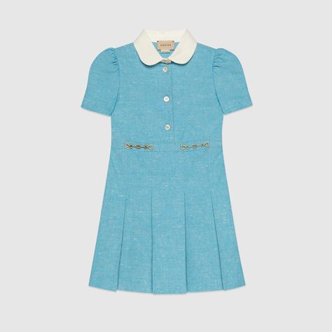 Canvas Dress, Birthday 25, Gucci Dresses, Girls Designer Dresses, Gucci Dress, Girls Casual Dresses, Gucci Kids, Vestido Casual, Girls Shopping