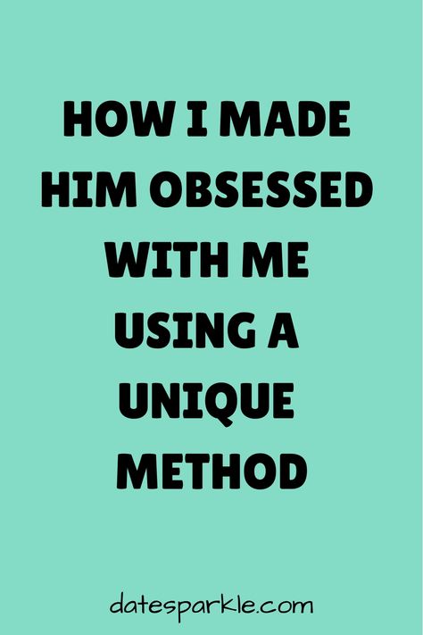 Looking to spice things up and make him obsessed with you? I've got all the tips and tricks you need right here! Get ready to amp up the attraction and keep that special someone on their toes. From flirting techniques to confidence boosters, I'll show you how to create that undeniable magnetism that will have him hooked. Say goodbye to boring dates and hello to a relationship filled with sizzling chemistry. Get Him Obsessed With You, How To Make Someone Obsessed With You, Make Him Obsessed With You, Him Obsessed With Me, Flirting Techniques, Make Him Obsessed, Get A Girlfriend, Thinking Man, Get A Boyfriend