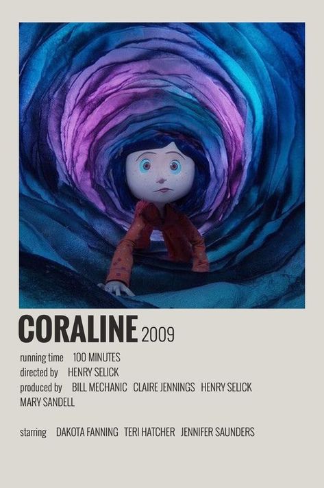 The Fall Movie, Coraline Movie, Coraline Aesthetic, Teri Hatcher, Coraline Jones, Iconic Movie Posters, Movie Card, Buku Harry Potter, Film Posters Minimalist