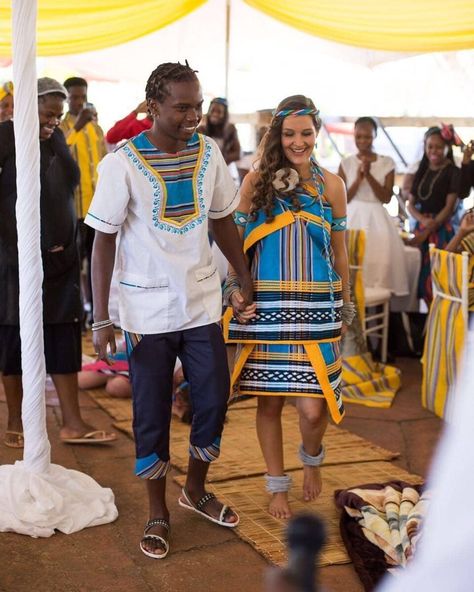 SESHOESHOE DRESS PATTERNS MOST FASHIONABLE STYLES Tsonga Traditional Dresses Weddings, Traditional Bridesmaid Dresses, Venda Traditional Attire, Tsonga Traditional Dresses, Seshoeshoe Dresses, Mens Traditional Wear, Shweshwe Dresses, African Bride, Traditional Wedding Attire