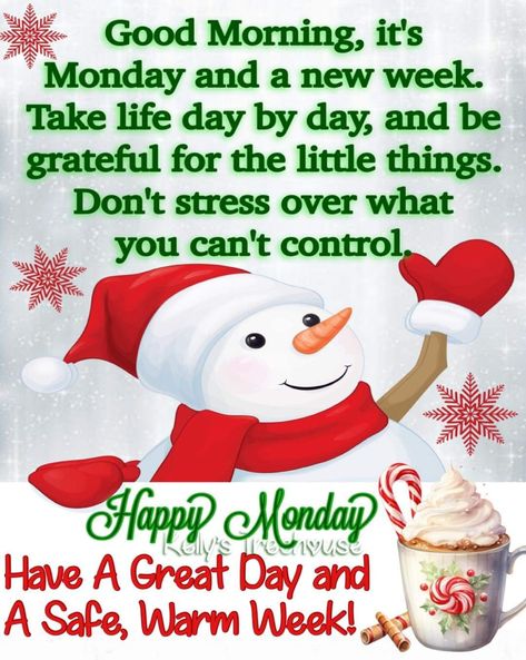 Monday Winter Quotes, Winter Monday Morning Quotes, Happy Monday December, December Inspiration, Monday Morning Wishes, Precious Quotes, Weekly Blessings, Winter Blessings, Monday Wishes