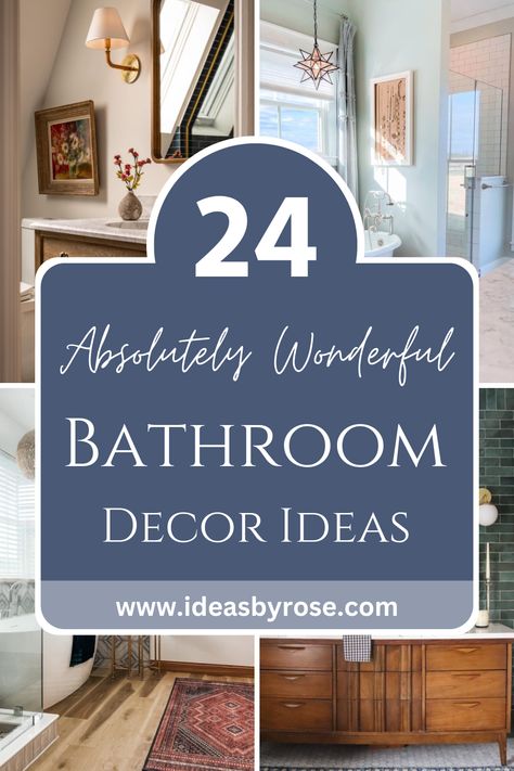 bathroom decor ideas Small Bath Decor Ideas, Colorful Bathroom Decor Ideas, How To Decorate Bathroom, Half Bath Decor Ideas, Sophisticated Bathroom Decor, Half Bath Decor, Small Bathroom Decor Ideas, Beautiful Bathroom Decor, Toilet Decor