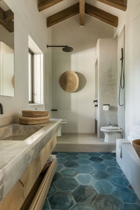 38+ Coastal Bathroom Ideas to Create Your Own Seaside Retreat