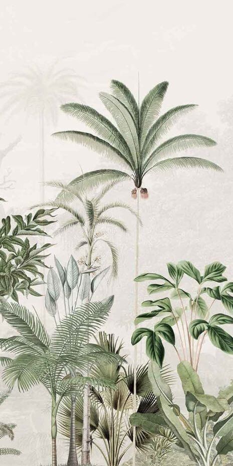 Textured Mural, Tropical Restaurant, Types Of Wallpaper, Modern Floral Wallpaper, Wal Art, Portrait Vintage, Wallpaper Tumblr, Tropical Wallpaper, Arte Inspo