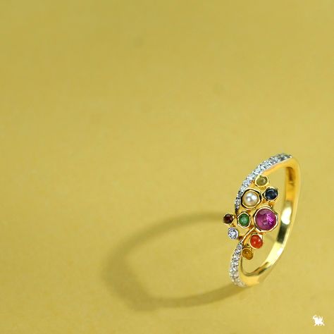 A contemporary spin on an age old classic perfect for the modern age woman. 18 kt gold ring with natural diamonds and Navratna. Navratna Rings For Women, Navratna Ring, Affordable Luxury, Rings For Women, Timeless Pieces, Luxury Branding, Gold Ring, Women Rings, Natural Diamonds