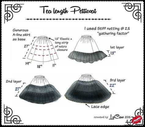 How To Make A Sewing Pattern How To Make A Very Fluffy Tea Length Petticoat Sewing Pinterest - figswoodfiredbistro.com Petticoat Pattern, Sew Ins, Beginner Sewing Projects Easy, Leftover Fabric, Sewing Skirts, Sewing Projects For Beginners, Sewing For Beginners, Sewing Patterns Free, Free Sewing