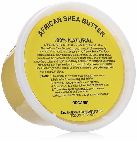 8oz Organic African Shea Butter Raw Yellow 1/2lb Ghana Natural Unrefined Pure Raw African Shea Butter, Heal Wounds Faster, African Shea Butter, Victoria Secret Love Spell, The Villages, Organic Shea Butter, Couture Vintage, Yellow Light, Hand Lotion